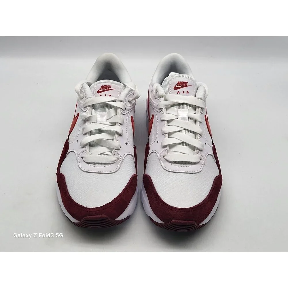 Nike Air Max SC Womens Size 6 White Black Red Athletic Shoes FJ3242 100‎